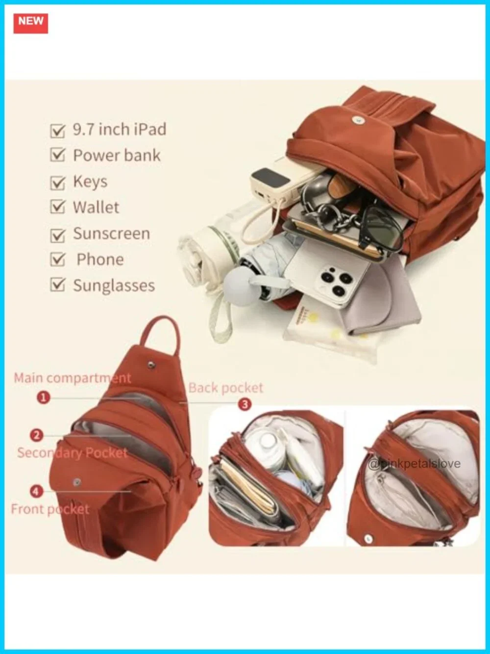 3-in-1 Convertible Anti Theft Travel Tote Backpack  display picture 2